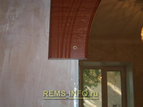 Монтаж арки из МДФ в дверной проем. Типовая конструкция 19 Монтаж арки из МДФ в дверной проем. Типовая конструкция 19