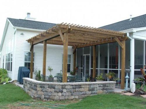 Навес возле дома своими руками. Навес своими руками — модели, конструкции и идеи, как построить из современных материалов навес