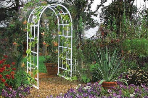 Арка для вьющихся растений своими руками. Как сделать арку из пластиковых труб в саду